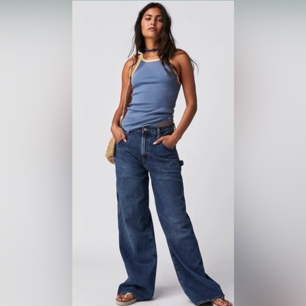 AGOLDE JEANS
AGOLDE Designer Carpenter Jeans in Darkness shade Trendy  Size 31